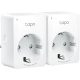 TP-Link Okos Dugalj - Tapo P110 2 -pack (230V-10A; 2,4GHz WiFi; Távoli hozzáférés; Ütemezés; Távoli mód; Energia figyel)