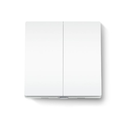 TP-Link Okos kapcsoló - Tapo S220 (Dupla kapcsoló; 250 V~ 50/60Hz 4A; 868 MHz; Hub szükséges)