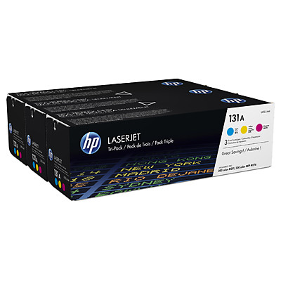 HP LaserJet 131A ciánkék/bíborvörös/sárga tonerkazetták