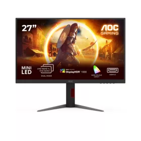   AOC IPS Gaming monitor 27" U27G4XM 3840x2160, 16:9, 1200cd/m2, 1ms, HDMI/DisplayPort/4xUSB, 120 Hz, áll.mag., pivot