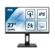 AOC U27P2 27" IPS LED monitor fekete