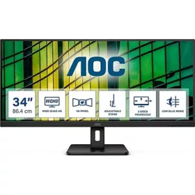   AOC monitor 34" U34E2M, 3440x1440, 21:9, 300cd/m2, 4ms, 2xHDMI/DisplayPort