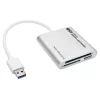 TRIPP-LITE TRIPP LITE adapter, SuperSpeed multi-drive memóriakártya olvasó/író, aluminium