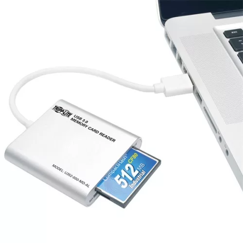 TRIPP-LITE TRIPP LITE adapter, SuperSpeed multi-drive memóriakártya olvasó/író, aluminium
