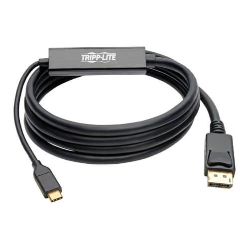 Eaton/TrippLite USB-C to DisplayPort Cable (M/M), 4K 60 Hz, HDR, DP Connector, 1