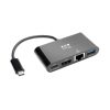 Eaton/TrippLite USB-C Multiport Adapter 4K HDMI, USB-A Port, GbE, 60W, HDCP Feke