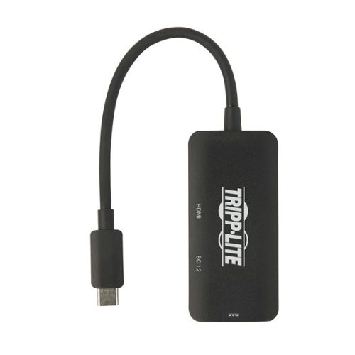 TRIPP-LITE TRIPP LITE USB-C adapter, multiport, HDMI 4K 60Hz, 4:4:4, HDR, USB-A, 100W PD töltés, fekete
