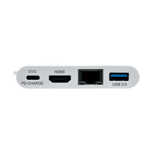 Eaton/TrippLite USB-C Multiport Adapter HDMI, USB 3.0 Port, GbE, 60W, HDCP, Fehé