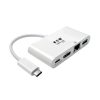 Eaton/TrippLite USB-C Multiport Adapter HDMI, USB 3.0 Port, GbE, 60W, HDCP, Fehé