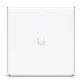   UBIQUITI U6 Enterprise In-Wall, 10 spatial streams, 115 m² (1,250 ft²) coverage, 600+ connected devices, Powered using PoE+/PoE++, (4) GbE ports with (1) PoE output, 2.5 GbE uplink.