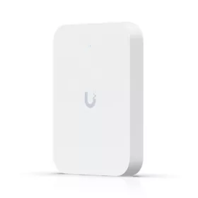   Ubiquiti UniFin U70IW Wall mounted WiFi 7 AP with 4 spatial streams and an integreated 2.5GbE PoE switch desined for hospitality enviorments