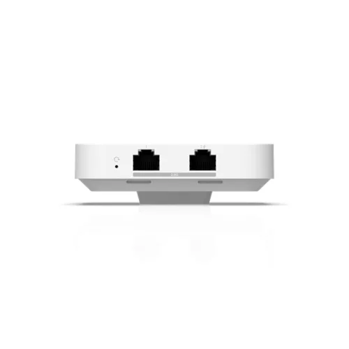 Ubiquiti UniFin U70IW Wall mounted WiFi 7 AP with 4 spatial streams and an integreated 2.5GbE PoE switch desined for hospitality enviorments