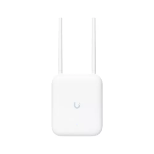 Ubiquiti U7-Outdoor All-weather WiFi 7 AP with 4 spatial streams, an integrated directional super antenna, and versatile mounting options