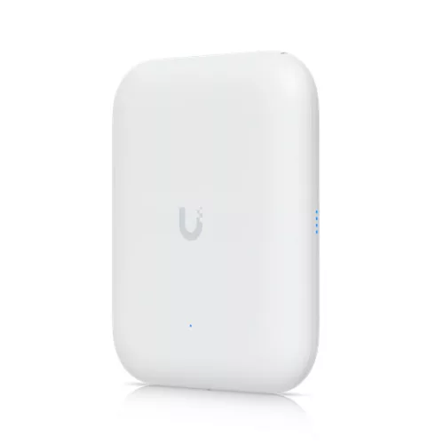 Ubiquiti U7-Outdoor All-weather WiFi 7 AP with 4 spatial streams, an integrated directional super antenna, and versatile mounting options