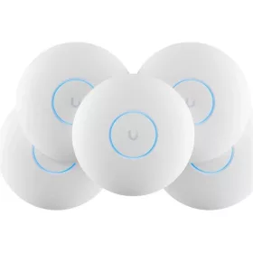   UBIQUITI UniFi U7-Pro (5-pack) Wi-Fi 7 Access Point, 688 Mb/s at 2.4 GHz, 2880 Mb/s at 5 GHz, 5760 Mb/s at 6GHz