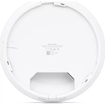 Ubiquiti U7-Pro-Max Ceiling-mounted WiFi 7 AP with 8 spatial streams, 6 GHz support, and a dedicated spectral scanning engine for interference-free WiFi in demanding, large-scale environments