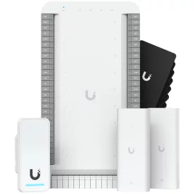   Ubiquiti UA-SK-Elevator Starter Kit Connects to in-elevator readers with PoE to authorize floor selection. Supports up to 18 floors with digital inputs for elevator car status and emergency