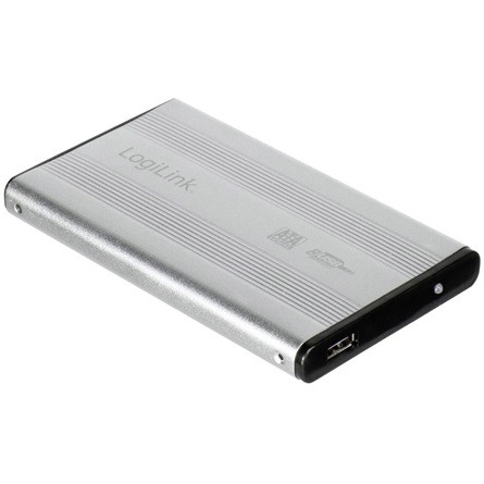 LogiLink MBR LogiLink UA0106A 2,5" SATA HDD USB3.0 külső aluminium ház - Ezüst