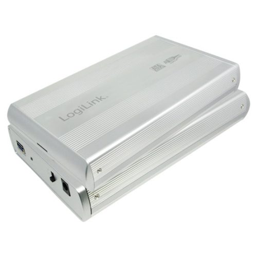 LogiLink MBR LogiLink UA0107A 3,5" SATA HDD USB3.0 külső aluminium ház - Ezüst