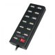 LogiLink USB LogiLink UA0126 USB2.0 13 portos külső hub