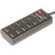 LogiLink 13 portos USB2.0 HUB ki/be kapcsolóval, táppal