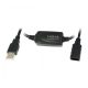 LogiLink KAB LogiLink UA0146 USB 2.0 hoszabbító kábel - Fekete - 20m