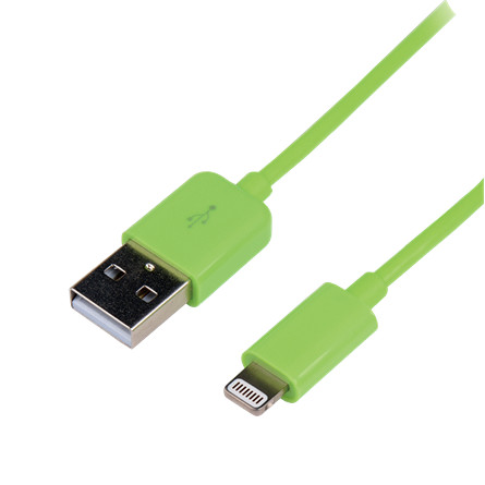 LogiLink MOBIL LogiLink UA0203 Apple® Lightning USB csatlakozó kábel - 1m - Zöld