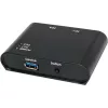 LogiLink 2-portos USB3.0 switch fekete (USB-B bemenet, USB-A kimenet)