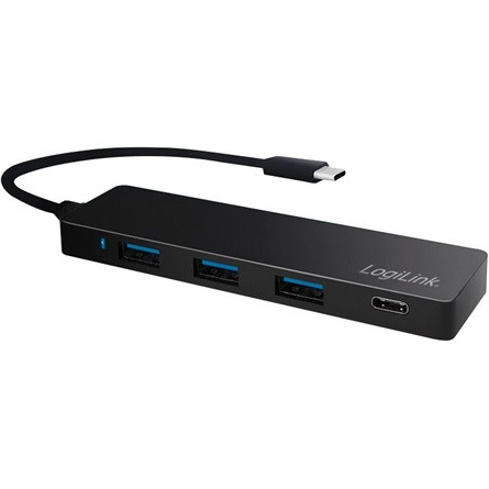 Logilink USB 3.2 Gen 1x1 USB-C? 3+1-Port Hub, ultra slim