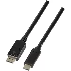   LogiLink USB-C -> DisplayPort 1.2 M/M video kábel 1.8m fekete