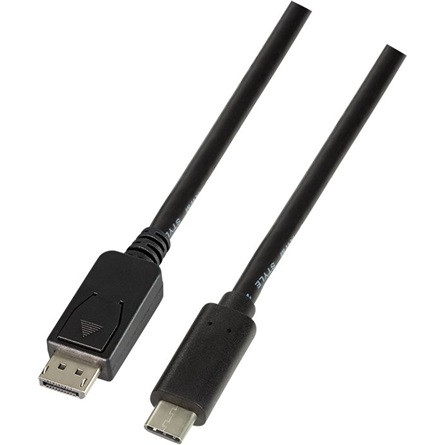 LogiLink USB-C -> DisplayPort 1.2 M/M video kábel 1.8m fekete