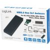 LogiLink UA0346 M.2 2280 PCIe NVMe USB3.2 Gen 2×1 C külső ház fekete