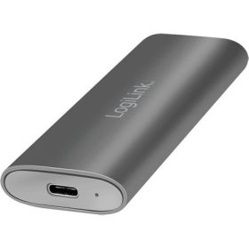   Logilink USB 3.2 Gen 2x1 ház M.2 NVMe (PCIe) és SATA (NGFF) SSD-khez, ezüst