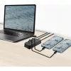 Logilink USB 3.2 Gen1 Hub, 4 port, be-/kikapcsoló, fekete