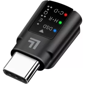   Logilink USB-C DAC audioadapter EQ-val, USB-C/M 3,5 mm/F-ig, fekete