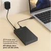 LogiLink 2.5/3.5" SATA3 USB-C Thunderbolt külső ház fekete