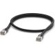 Ubiquiti UISP Patch Cable Outdoor RJ45 CAT5e STP - RJ45 CAT5e STP M/M adatkábel 1m fekete