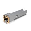 Ubiquiti UACC-CM-RJ45-MG SFP+ to RJ45 adapter, 1/2.5/5/10 GbE is a RJ45 transceiver that can be inserted into an SFP port in order to connect a copper Ethernet cable