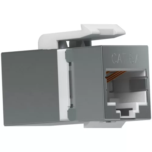 Ubiquiti UniFi UACC-Keystone-Jack-C6A Toolless keystone for terminating a Cat6A Ethernet jack without the use of a punch-down or crimping tool, (12) Keystone Jacks per pack