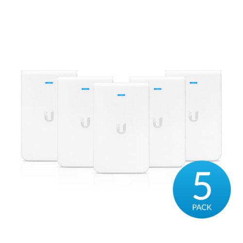 Ubiquiti UniFi AP, AC, In Wall, 5-Pack