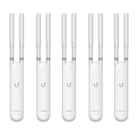 Ubiquiti UAP-AC-M-5 UniFi UAP AC Mesh 802.11AC Indoor/Outdoor AP 24V/802.3af PoE - 5 Pack