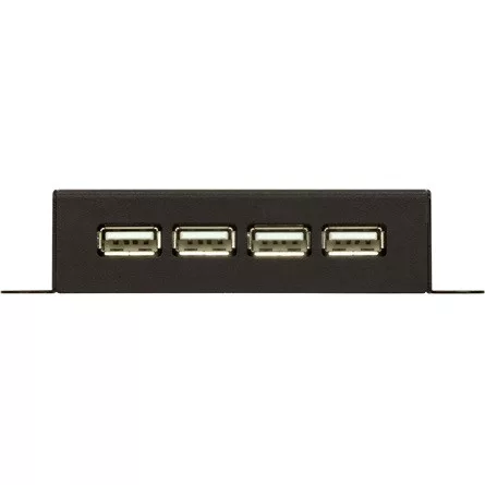 Aten 4db USB-A 2.0 -> RJ45 CAT5e UTP F/F extender fekete