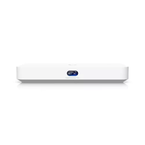 Ubiquiti UniFi UCG-Fiber-EU Desktop 10G Cloud Gateway with integrated PoE switch, Includes full UniFi application suite for device management, 5 Gbps routing with IDS/IPS, 10G SFP+ and (1) 10 ...