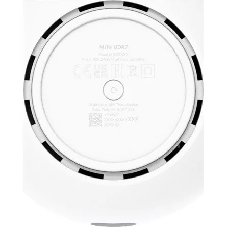 Ubiquiti UniFi UDR7-EU Dream Router 7 Desktop 10G Cloud Gateway with integrated WiFi 7, PoE switch, microSD storage, and full UniFi application support, 10G SFP+ and (1) 2.5 GbE RJ45 WAN port,...