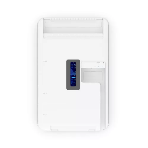 Ubiquiti All-in-one internet gateway, WiFi access point, and UniFi Console with an abundance of PoE ports.