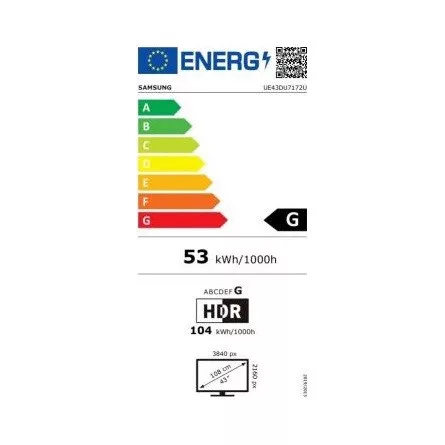 Samsung UE43DU7172UXXH 43" 4K UHD Smart TV