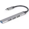 Gembird 4-portos USB-C - USB 3.0 hub szürke