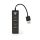 Nedis UHUBU2420BK 4 portos USB2.0 HUB