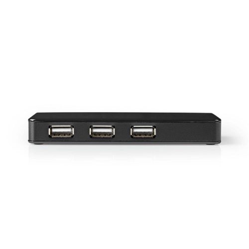 Nedis UHUBU2730BK aktív 7 portos USB HUB, USB 2.0, 5V táp