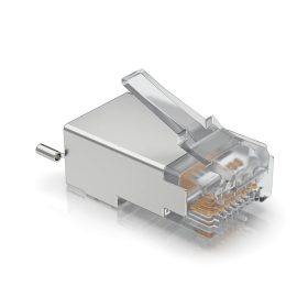   Ubiquiti Surge Protection Connector SHD - Shielded RJ45 connectors designed for UISP Ethernet cables (UISP Cable Pro and Cable Carrier). Protects Ethernet hardware from ESD damage.Easy to inst...